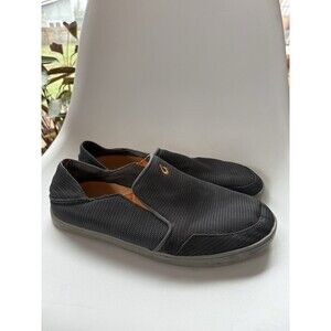 OluKai Nohea Mesh Gray Slip On Sneakers Mens Size 11 Comfort Casual Grey Shoes